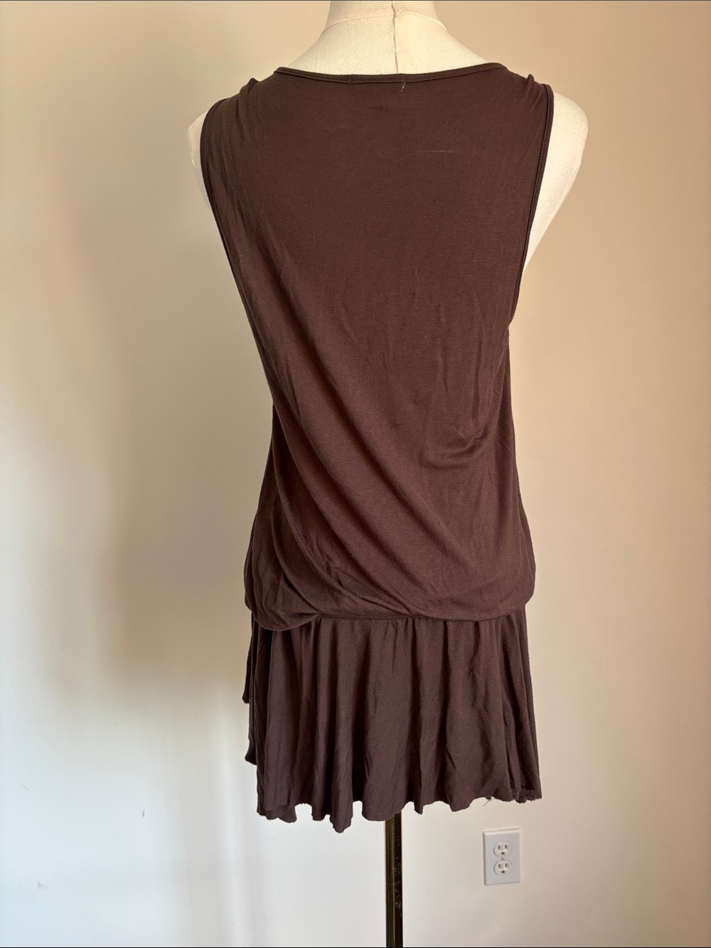 Cache Embellished Brown Mini Dress - Picture 3 of 5